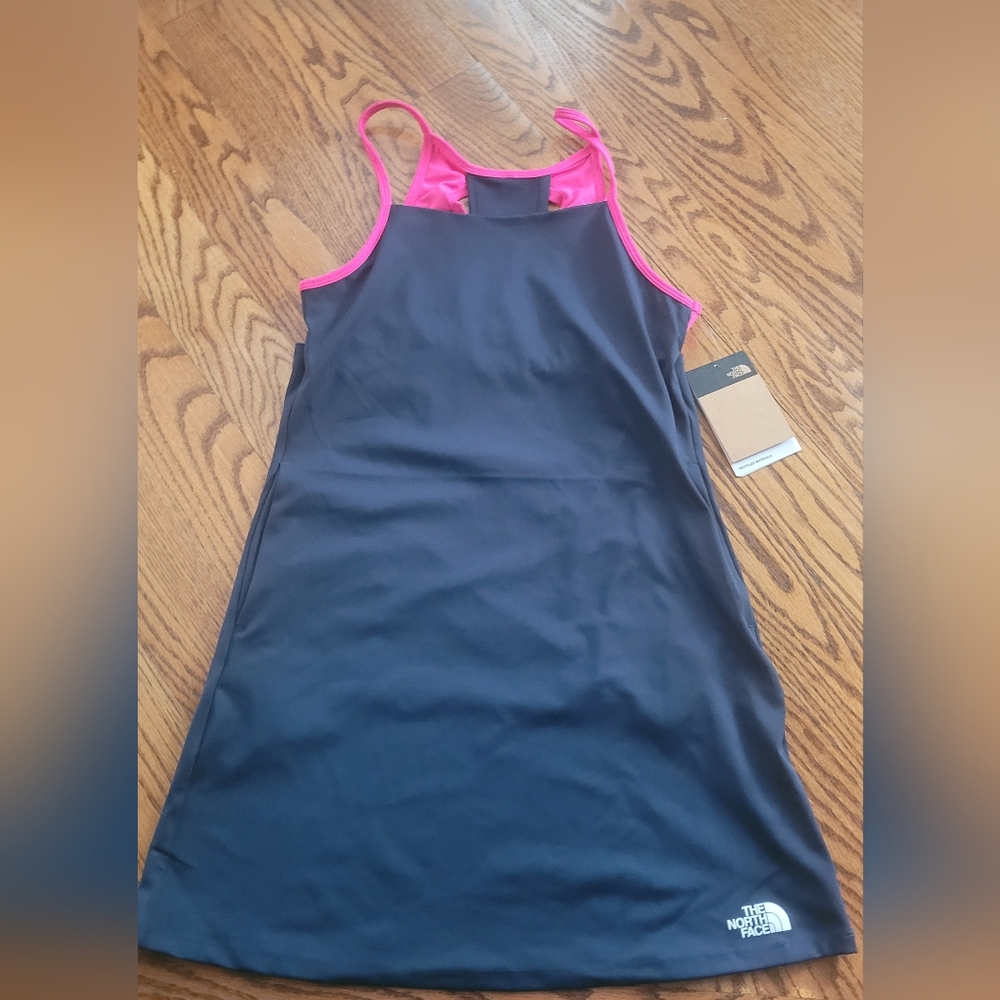 NWT Girls The North Face Never Stop Dress Summit Navy Size Small & XL
